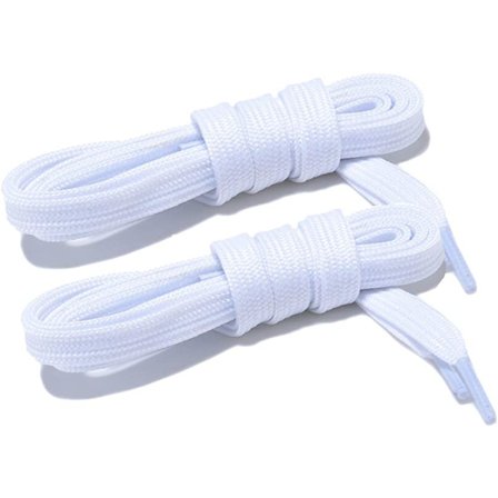 Brede, flate atletiske skolisser 140cm - 20 par