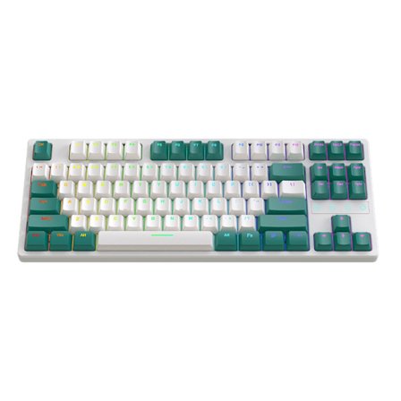 K87 Trådlöst Mekaniskt Gamingtangentbord RGB 3-lägen TypeC 2.4G- Bluetooth-kompatibel5.0 Trådlöst Tangentbord 87 Tangenter Hotswap