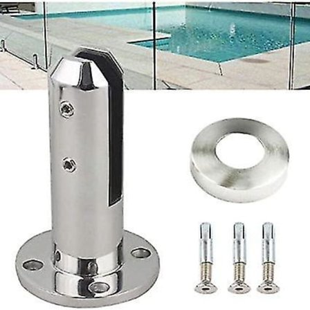 Glassklemme Hyllebraketter i Rustfritt Stål for Bassengrekkverk