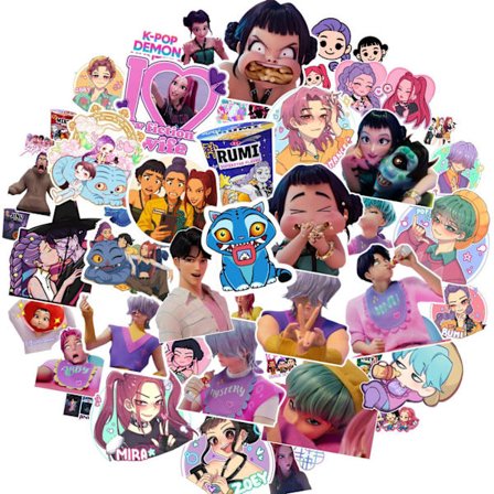 Trendikkäät Demon Slayer Graffiti -tarrat | Skeittilauta- ja matkalaukkutarrat faneille - 50 KPOP TZ-58-