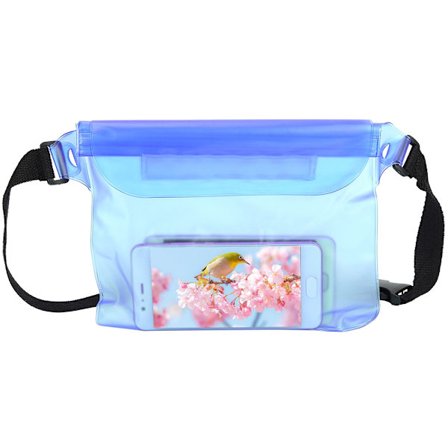 Vedenpitävä Fanny Pack -vyölaukku urheiluun, veneilyyn, uintiin, snorklaukseen (sininen)