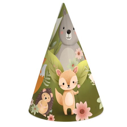 Skogens Vänner - Hattar 6-pack - Partyninja.se