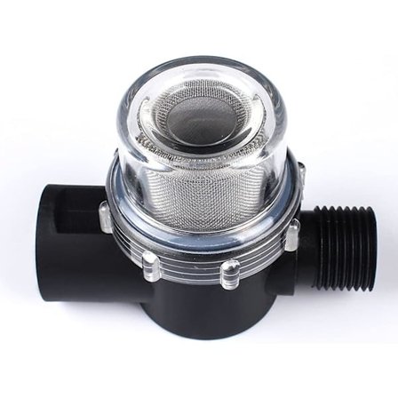 4-punkts invändig gänga rostfritt stål filter sil ersättning tillbehör för husvagn husbil svart