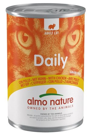 Almo Nature Daily Menu Cibo Umido Pollo Gatti Adulti Scatoletta