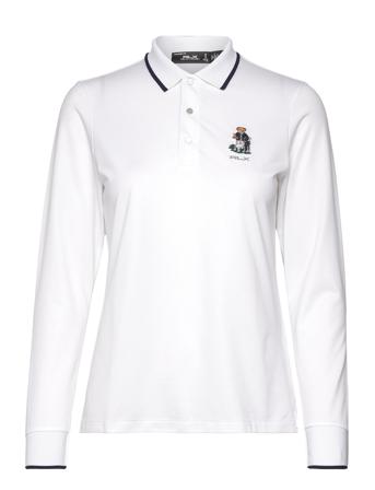 Tailored Fit Polo Bear Jersey Polo Shirt Sport Sport Clothing Sports Tops & T-shirts Sport Polos White Ralph Lauren Golf