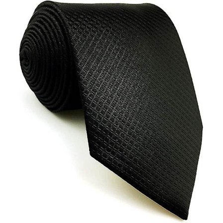 Enkel sort slips til menn, klassisk XL, tynn