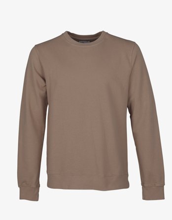 Classic Organic Crew - Warm Taupe - S