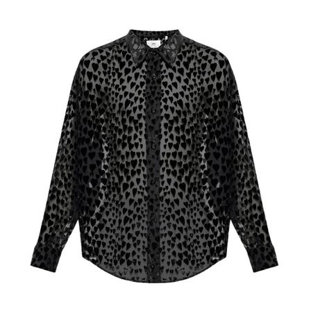 Ami Paris, Casual Shirts Zwart, Heren, Maat:XL