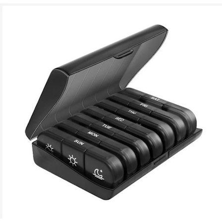 Pilleæske 21 Rum 3 Gange Om Dagen Store Rum Vandtæt Støvtæt Ugentlig Pilleorganisator Bærbar 7 Dages Vitamin Fiskeolie Opbevaring Pilleetui Til