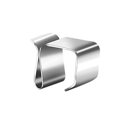 50 stk./sæt Holdbare tagrendeklips til lyskæder Kraftige metalbøjler Lysmontering til hjemmefestdekoration