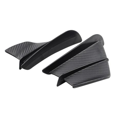 Universal motorcykel front kåbedæksel Side Winglet Vindfinne Spoiler Trim Cover