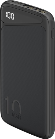 Goobay Power Bank Slimline 10,000 mAh 10 W, the handy power reserve on the go in a handy format
