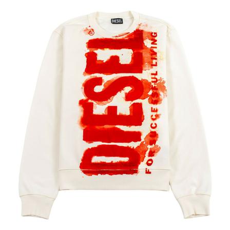 Diesel, Sweatshirts Wit, Heren, Maat:S