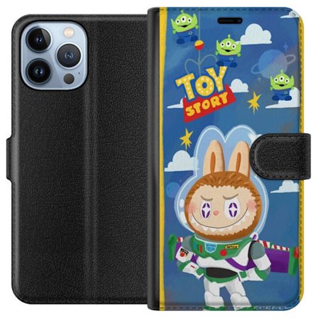 Kompatibel Tegnebogsetui til Apple iPhone 13 Pro Max Toy Story Buzz Lightyear kanin kreativ fanart illustration med rumtema legesyg og farverig stil