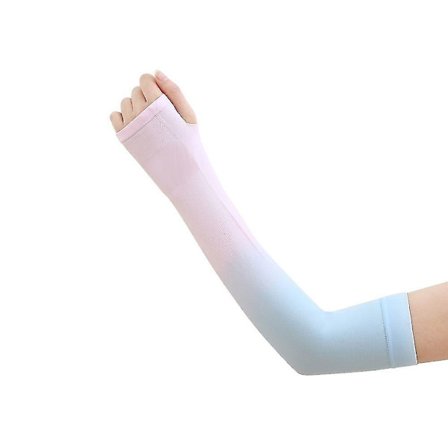 Sommar Dam Arm Sleeves Outdoor Cykling Oversleeves Ice Silk Arm Warmers Sport