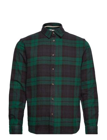 Aklouis Brushed Check Skjorta Casual Multi/mönstrad Anerkjendt