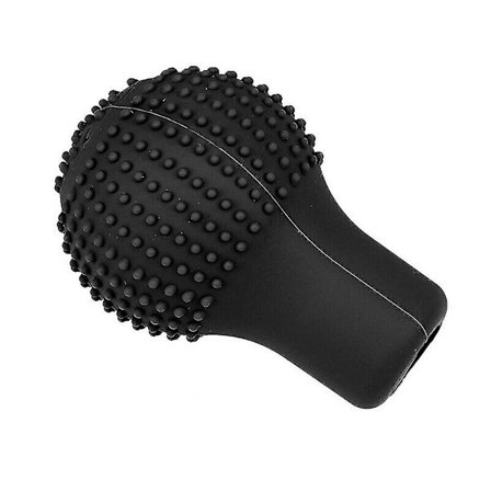 Gearskifte Knob Dæksel Silikon Syning Sort Bil Gear Knob Helt Ny. (sort)(1stk)