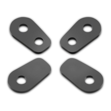 Rizoma Mounting Kit For Oem Turn Signals To Fit Fox License Plate Support Black - Ducati Panigale V2 2020-2020