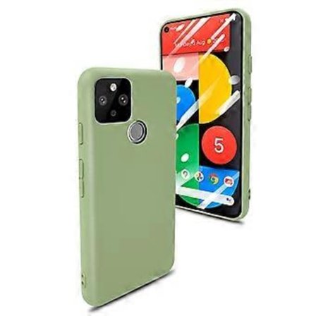 Silikon Telefonskall Kompatibel med Pixel 5 Deksel med Snøring