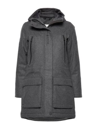 W Glacier Bay Wool Parka Grey Sail Racing