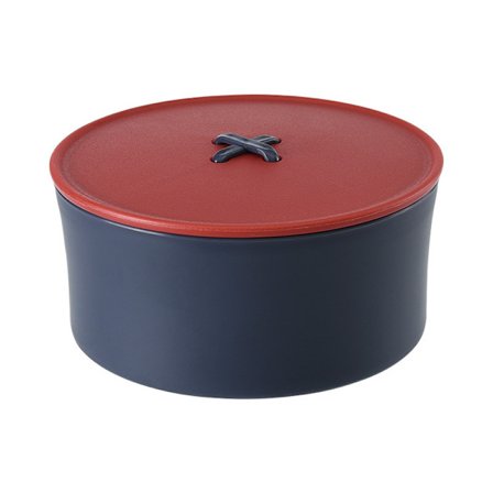 Röd Komplett Sybox - Rund Sybox 13 x 13 x 6,5 cm - Sy