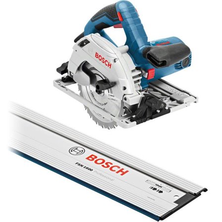 Bosch GKS 55+ GCE Sirkelsag med styreskinne, 1350 W, Maskiner