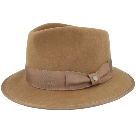 Brixton - Brun traveler Hatt - Paco Fedora Desert Palm Traveller @ Hatstore