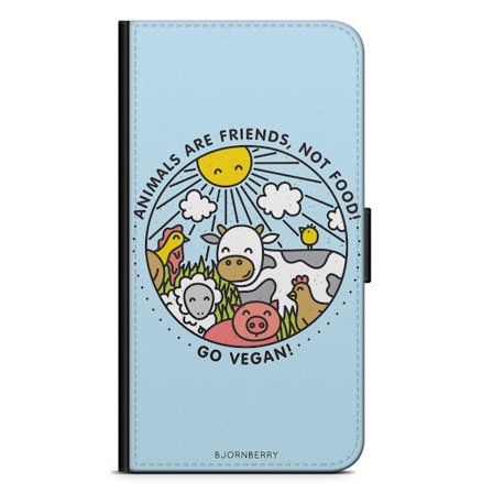Bjornberry Plånboksfodral iPhone 11 - Friends, Not Food