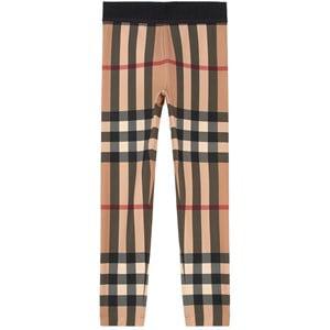 Kids - Burberry Beige Gina Archive Check Leggings 14 years - Bottoms - 14 years - Beige - Mädchen