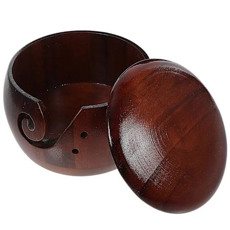 Förvaringsburkar med lock, virkade skålar, handgjorda garnskålar, virkade träskålar, behållare med lock