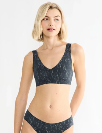 sloggi Sloggi Zero Feel 2.0 Festive Bralet - Black - M