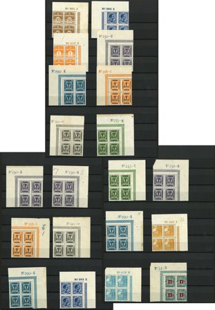 Danmark - Samling af marginal blokke