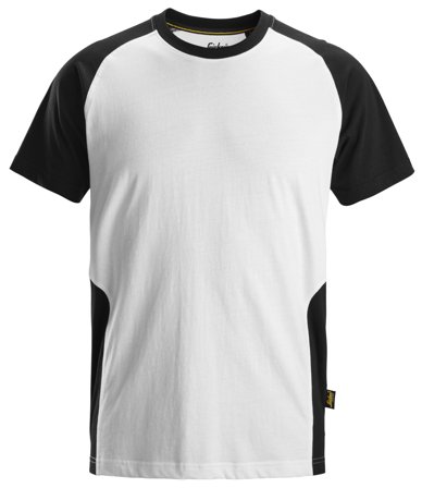 Snickers Workwear 2550-0904 T-shirt vit/svart Vit/Svart, Kläder