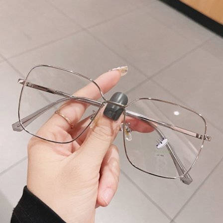 Anti-Blue Light Briller Oversized Briller SØLV SØLV