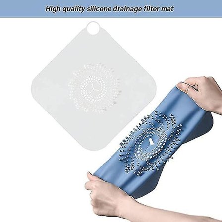 Avloppssil för handfat 2 st Silikon Dusch Hårfångare Fångst