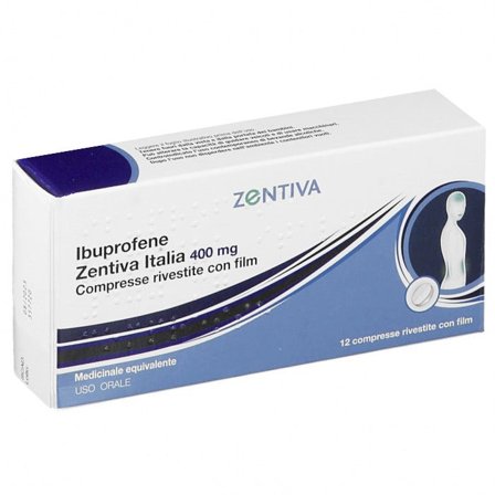 Zentiva Italia Ibuprofene 400mg 12 Compresse