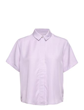 Mina Ss Shirt 14028 Lyhythihainen Paita Vaaleanpunainen Samsøe Samsøe