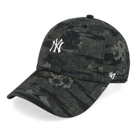 47 Brand - MLB Svart unconstructed Keps - New York Yankees MLB Alt 47 Clean Up Charcoal Dad Cap @ Hatstore