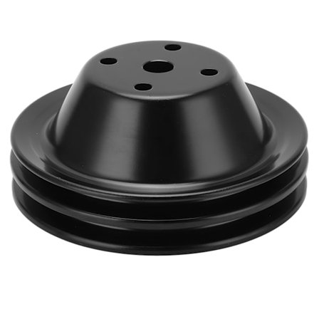 Veivakselremskive Dobbel Spor Lang Vannpumpe Remskive Erstatning for Chevy Small Block SBC 262 350 400 Motor