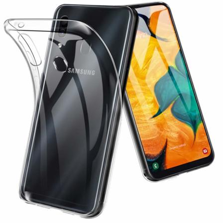 Samsung Galaxy A20e Skal Stötdämpande Silikonskal Transparent