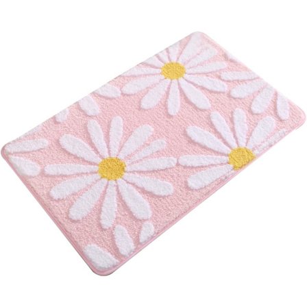 Skridsikker bademåtte til badeværelse, absorberende bademåtte, sød brusebad M