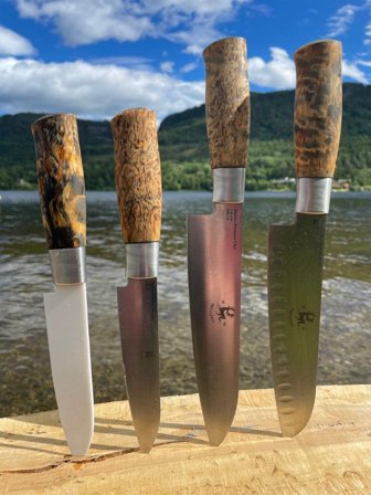 Brusletto Hunter Premium Chef Mini Grønnsakskniv Porselensblad