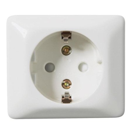 Elko EKO06622 Stikkontakt jordet, 1-veis, Strømbrytere & vegguttak