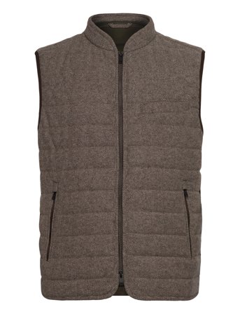 Lindbergh Black | Light Padded Zip Through Vest | S
