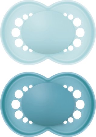 MAM Original Sut 2-pak Blue 16-36 mdr., Børn & Forældre, Sutter, Silikonesutter