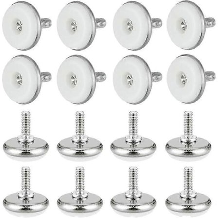 30 kpl Säädettävät Jalkojen Tasaajat Muoviset ja Metalliset Tasausjalat Mutterilla Säädettävät Jalat M6*15*30mm Huonekalujen Säätöruuvi