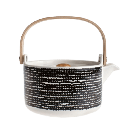 Marimekko Tekanna Räsymatto 0,7 l Serveringstillbehör Svart ONESIZE