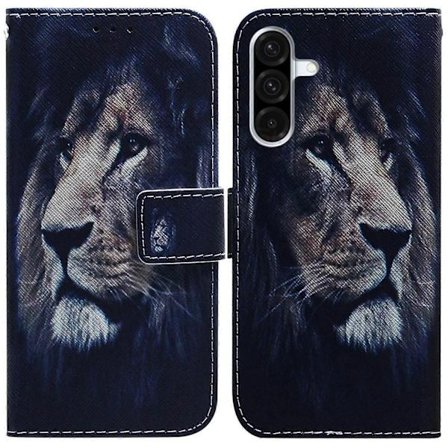 Pung Etui med Mønsterprint i Læder til Samsung Galaxy A56 5G A36 5G