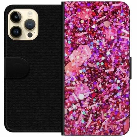 Apple Iphone 14 Pro Max Plånboksfodral Glitter