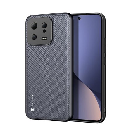 Dux Ducis Fino-etui for Xiaomi 13-deksel med silikonramme grå